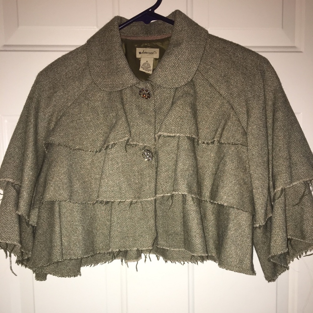 Anthropologie Elevenses Cropped jacket!